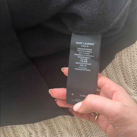 Saint Laurent Black Hoodie - Picture 2 of 5